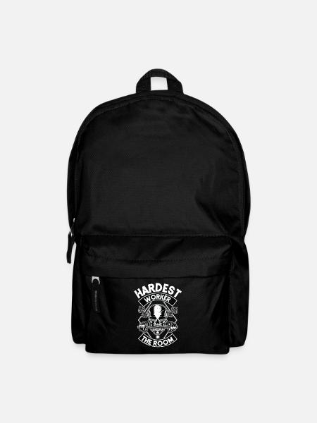 Hardest Worker In The Room - Rucksack - Schwarz