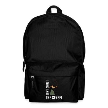 Don't Shoot the Sensei - Funny Japan Bow - Backpack - black - Front