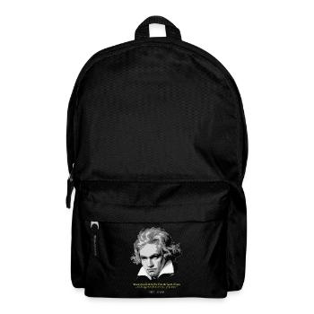Beethoven Quote - Backpack - black - Front