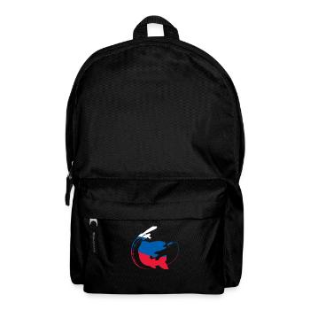 Russland Russischer Fischer - Rucksack - Schwarz - Vorne