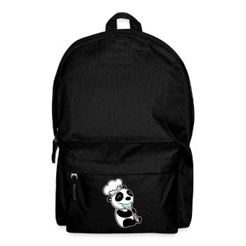 Kochender Baby Panda - Rucksack - Schwarz - Vorne