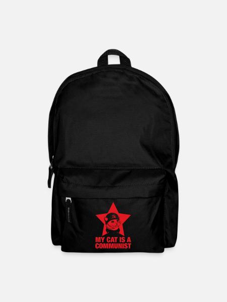 My Cat Is A Communist - Backpack - black