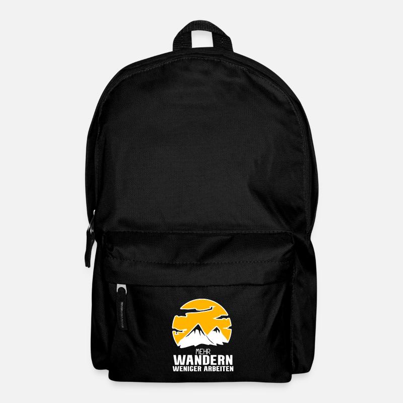 Wandern Berge Wanderer - Rucksack - Schwarz