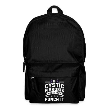 Wenn Mukoviszidose Ein Gesichtsloch Hätte - Rucksack - Schwarz - Vorne