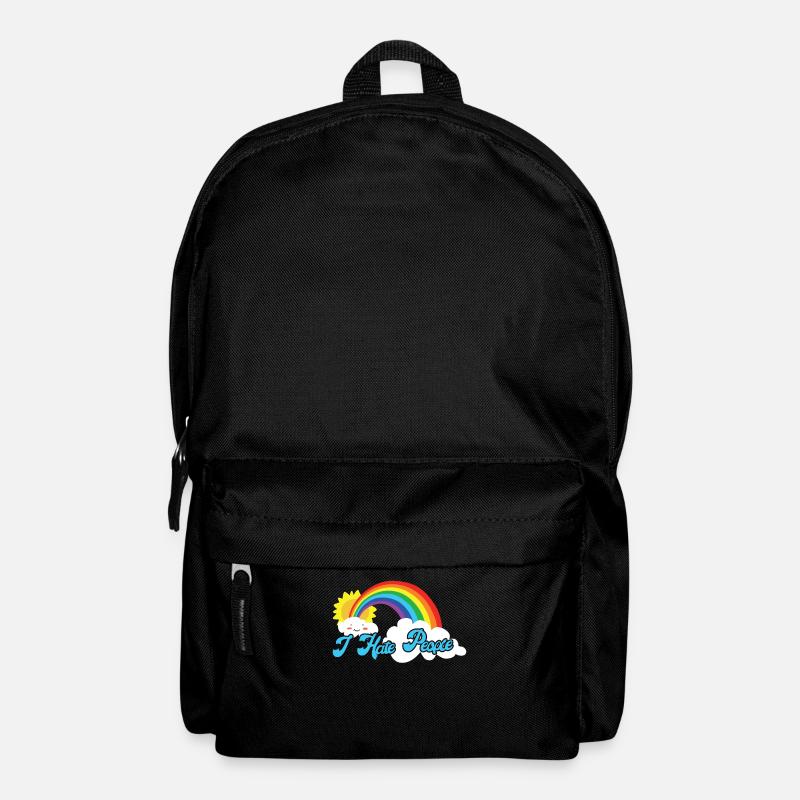 Cute Cloud - Ich Hasse Menschen - Rucksack - Schwarz