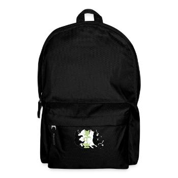LGBTQ Flag - Cute Cat Stack Agender - Backpack - black - Front