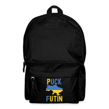 FK Putin, Puck Futin, Stand with Ukraine, Anti - Backpack - black - Front