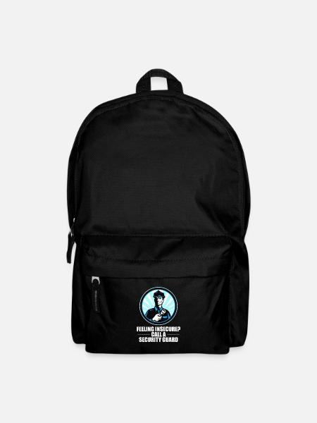 Security Wachmann Sicherheitsdienst - Rucksack - Schwarz