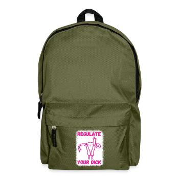 Regulieren Sie Ihren Schwanz - Rucksack - Olivgrün - Vorne
