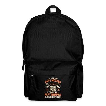 Ich bin ein sehr cooler Biker-Opa - Rucksack - Schwarz - Vorne