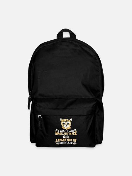 Katze Mietzekatze Hauskatze - Rucksack - Schwarz