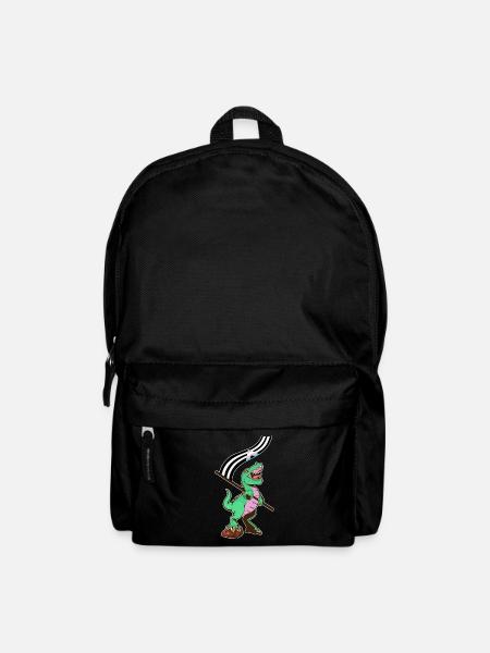 LGBTQ-Flagge - Dinosaurier Trans Ally - Rucksack - Schwarz