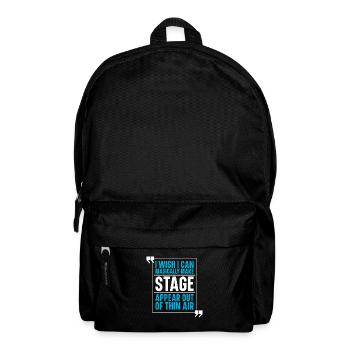 Theater - Rucksack - Schwarz - Vorne