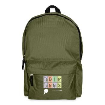 Joueur de tennis de table Chimie sportive - Sac à dos - vert olive - Devant