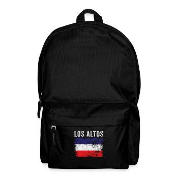 Los Altos Flag Distressed Los Altos Flag - Backpack - black - Front