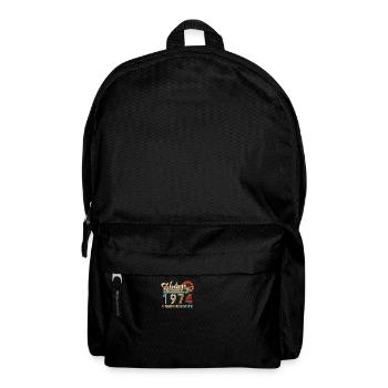 Vintage Année 1974 Anniversaire 49 Ans Idée Cadeau - Sac à dos - noir - Devant