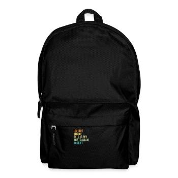 Je ne suis pas méchant, mon accent australien - Sac à dos - noir - Devant