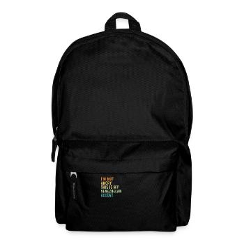 I'm not evil, my Venezuelan accent - Backpack - black - Front