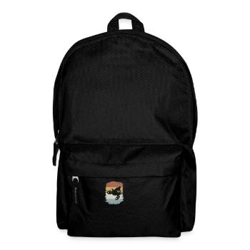 Dirt Bike Supercross MX Motocross - Rucksack - Schwarz - Vorne