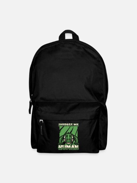 Krokodil Alligator - Rucksack - Schwarz