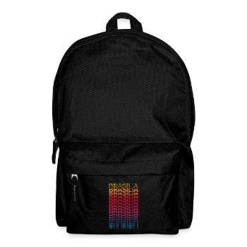 Retro Nostalgic City - Rainbow Brasilia - Backpack - black - Front