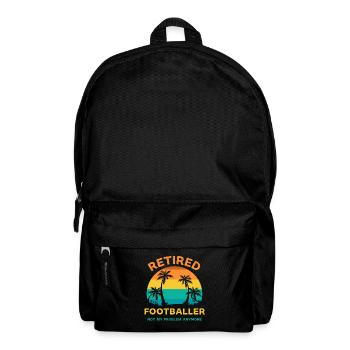 Retired footballer not my problem anymore - Backpack - black - Front