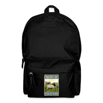 Race de vache Brahmanes aimés - Sac à dos - noir - Devant