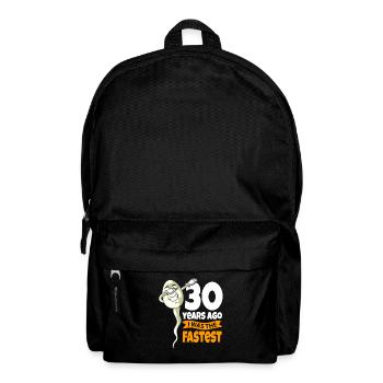30. Geburtstag Geschenk Sperma 30 Jahre alt - Rucksack - Schwarz - Vorne