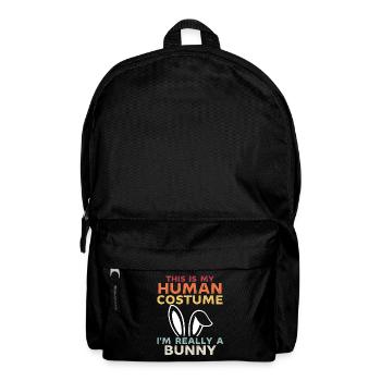 C’est mon costume humain je suis vraiment un lapin - Sac à dos - noir - Devant