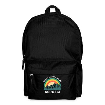 Leicht abgelenkt von Acroski - Rucksack - Schwarz - Vorne