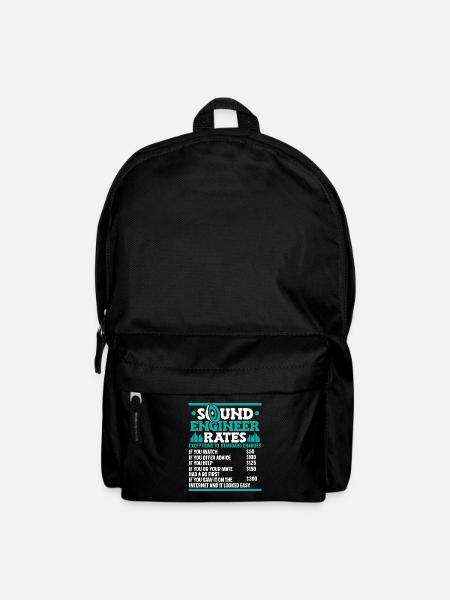 Tontechniker Sound Audio Engineer - Rucksack - Schwarz