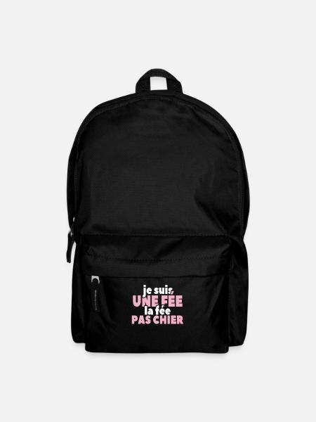 Je Suis Une Fée La Fée Pas Chier - Sac à dos - noir