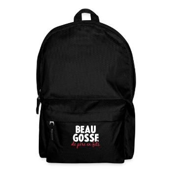 Beau Gosse De Père En Fils - Sac à dos - noir - Devant