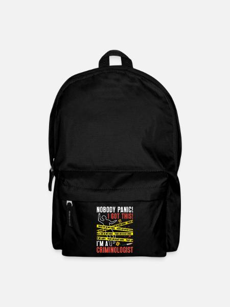 Spurensicherung - Kripo Polizei Kriminaltechnik - Rucksack - Schwarz