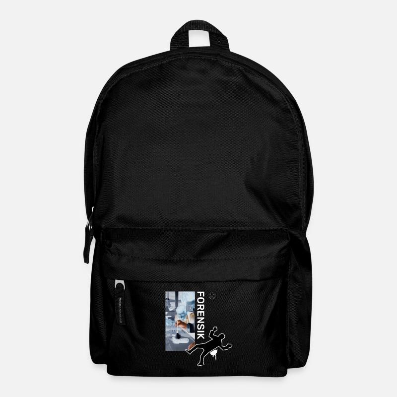 Spurensicherung - Kripo Polizei Kriminaltechnik - Rucksack - Schwarz