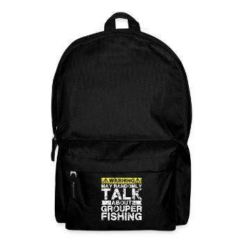 Pêche - Mérou - Sac à dos - noir - Devant