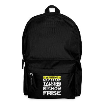 Parlez de Bichon Frise - Sac à dos - noir - Devant