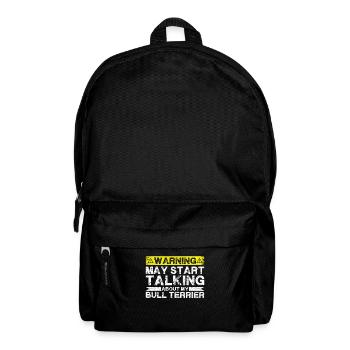 Apropos Bullterrier - Rucksack - Schwarz - Vorne