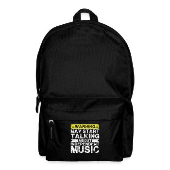 Speaking of independent music - Backpack - black - Front