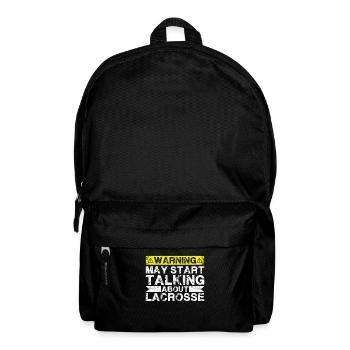 Talk about lacrosse - Backpack - black - Front