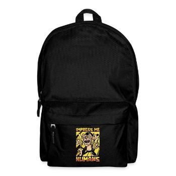 Affe Banane - Rucksack - Schwarz - Vorne