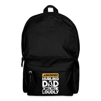 Warnung Schreien - Schleudert Vater - Rucksack - Schwarz - Vorne