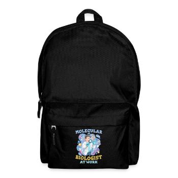 Biology Biologist Funny Molecular Biologist - Backpack - black - Front
