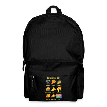 Histoire de l’art classique Fun Pizza - Sac à dos - noir - Devant