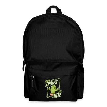 Jardin de cactus - Sac à dos - noir - Devant