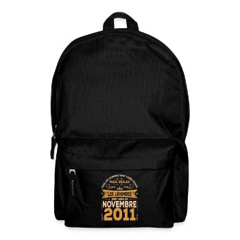 Les Légendes Sont Nées En Novembre 2011 - Sac à dos - noir - Devant