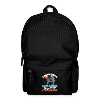 Line Dance Paar - Rucksack - Schwarz - Vorne