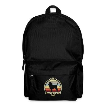 Best Dog Dad - Affenpinscher - Backpack - black - Front