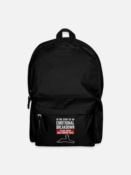 Émotionnel - Chien Irish Wolfhound - Sac à dos - noir