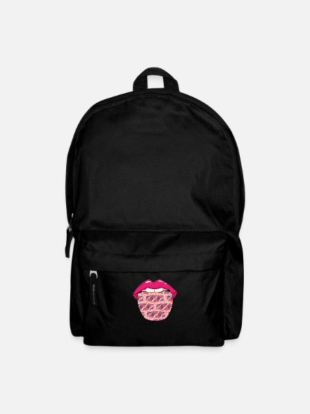Wakeboard Wakeboarder Lippen - Rucksack - Schwarz